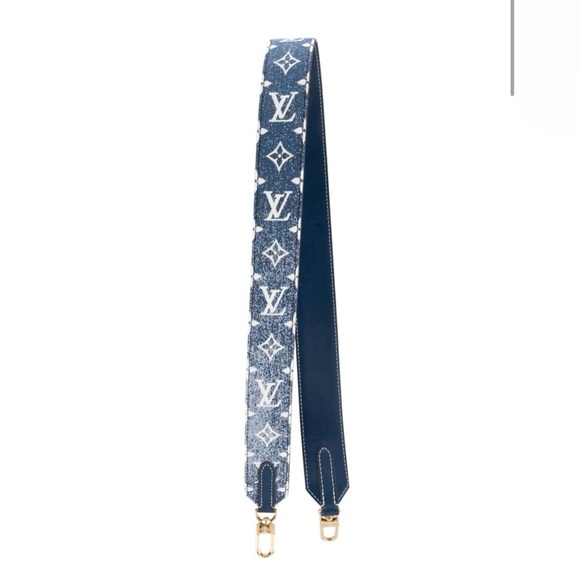 Louis Vuitton Handbags - Louis Vuitton Denim Bandolier Strap. 35” long. Impossible to find!